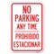 Signmission No Parking Anytime & Prohibido Estacionar Heavy-Gauge Aluminum Sign, 12" x 18", A-1218-23784 A-1218-23784 - alternate 1